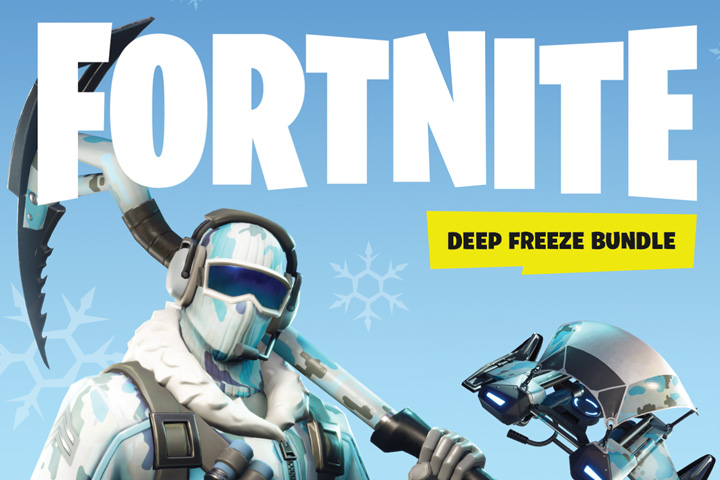 Fortnite : Pack Froid éternel, la version physique du jeu en partenariat entre Warners Bros. Interactive et Epic Games
